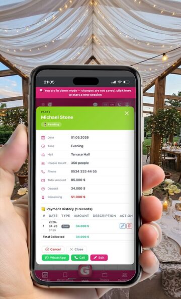 Genix Events uygulama ekranı